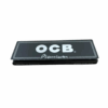 OCB Premium Black 1 1/4 rolling papers pack with 50 ultra-thin sheets